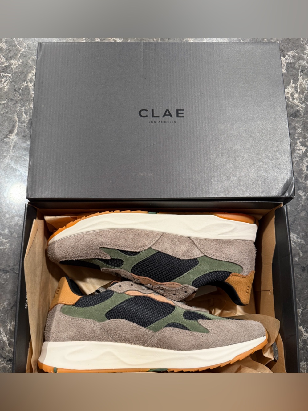 NEW Clae- Men's Zuma Sneaker- Fallen Rock/Black Olive (Size 10M)